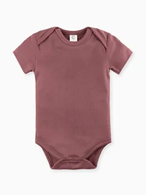 Colored Organics - Short Sleeve Bodysuit - Berry