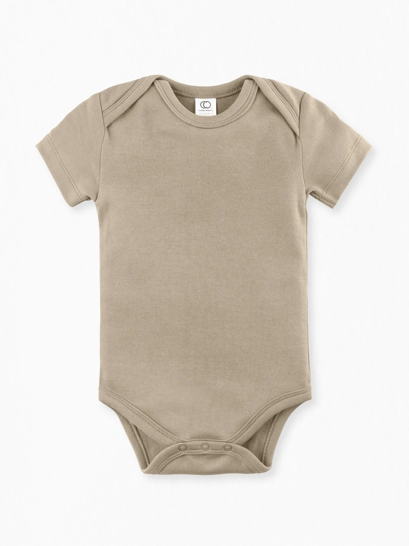 Colored Organics - Short Sleeve Bodysuit - Clay