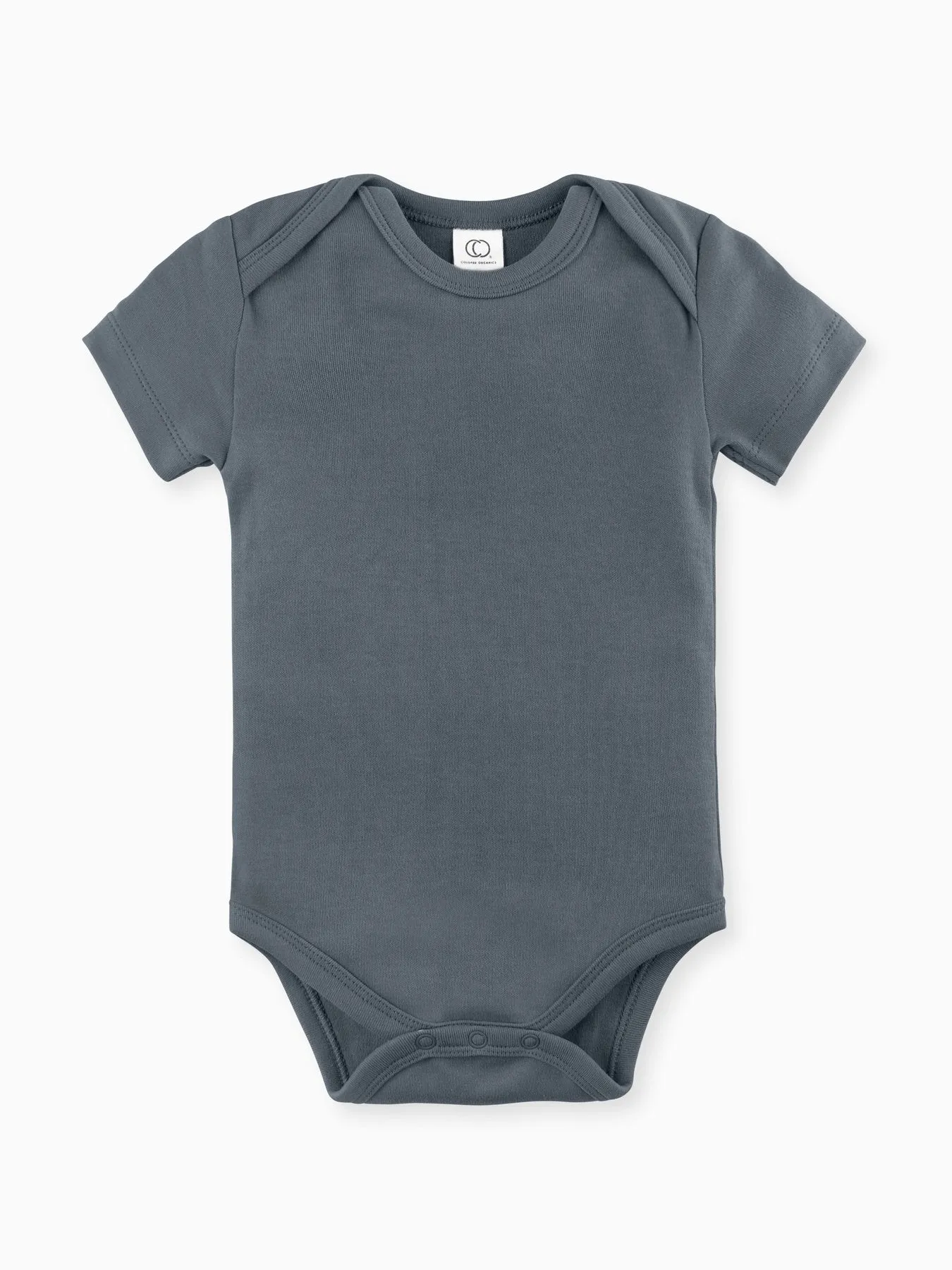 Colored Organics - Short Sleeve Bodysuit - Harbor