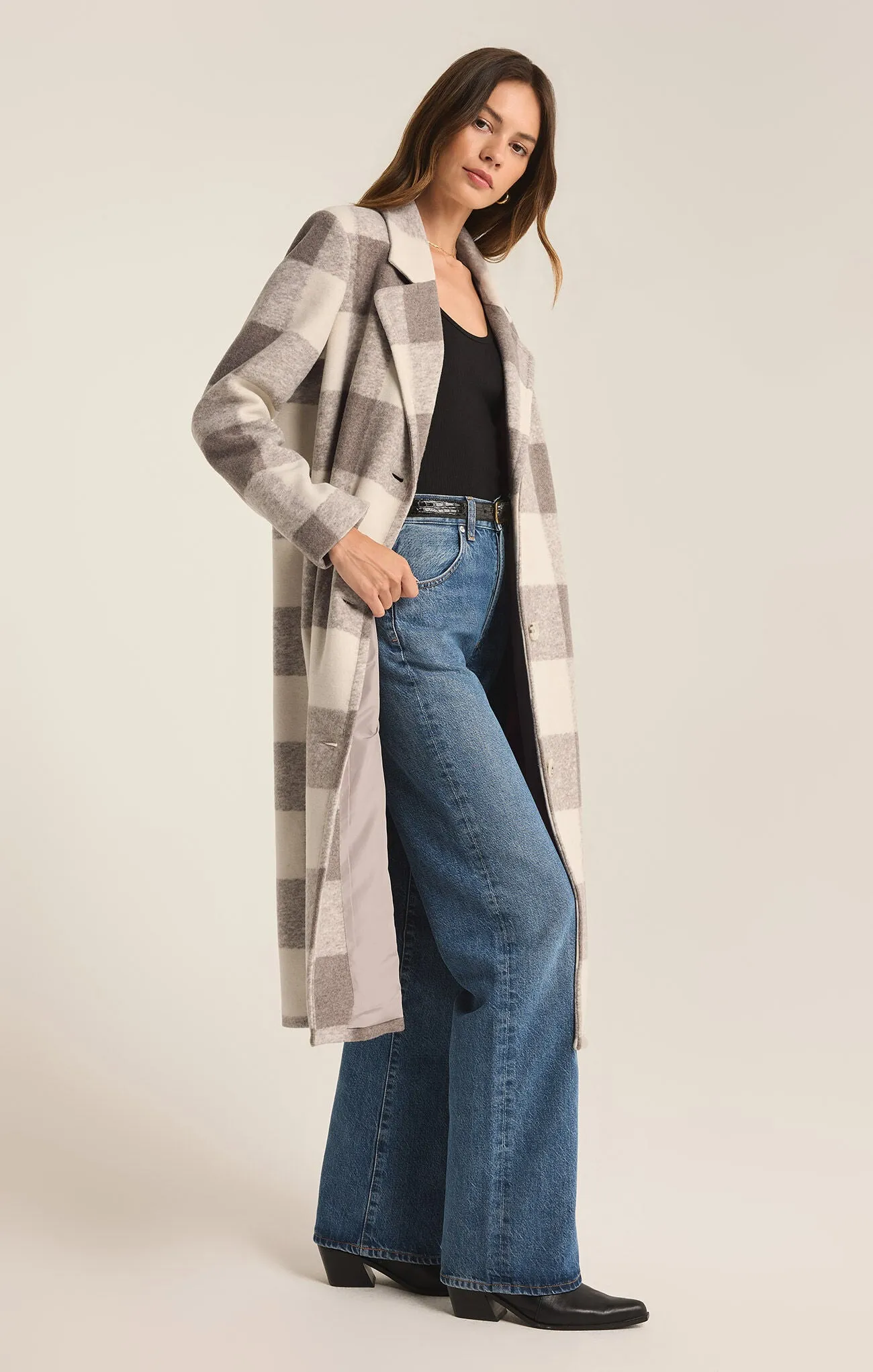 Conway Buffalo Plaid Coat