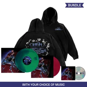 Crash Hoodie with choice of music