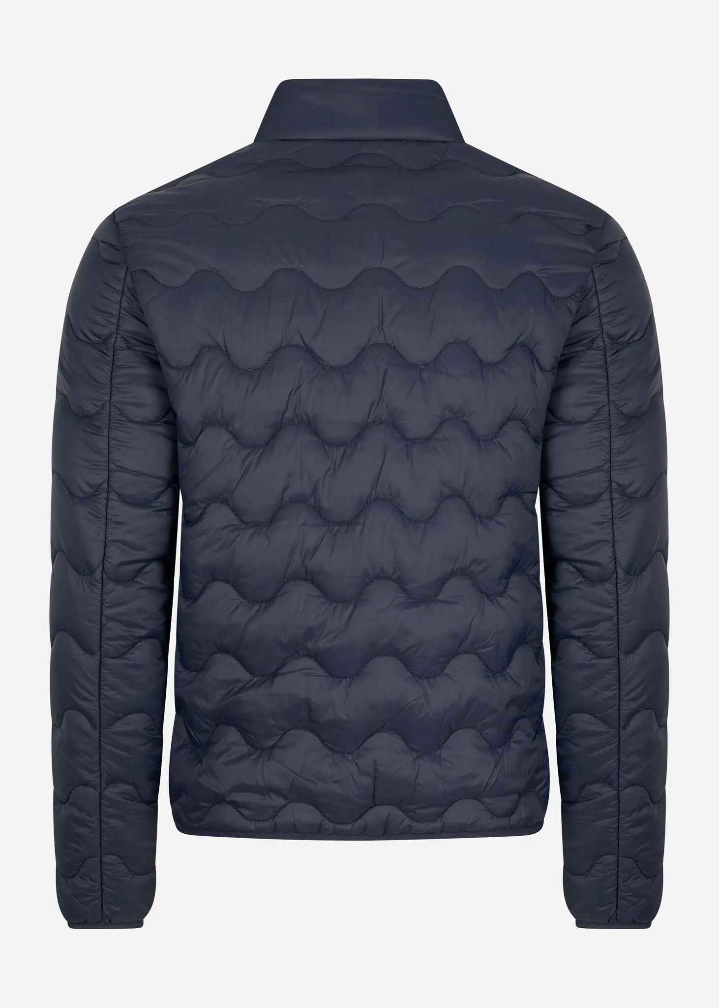 Crest quilted jacket - dark navy