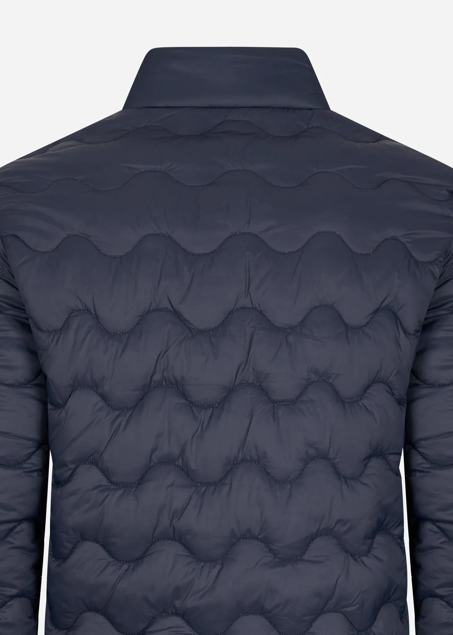 Crest quilted jacket - dark navy