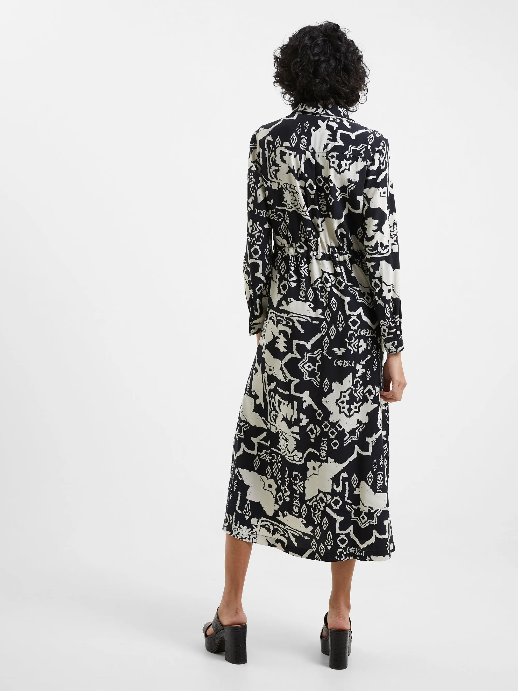 Deon Eco Delphine Drape Shirt Dress