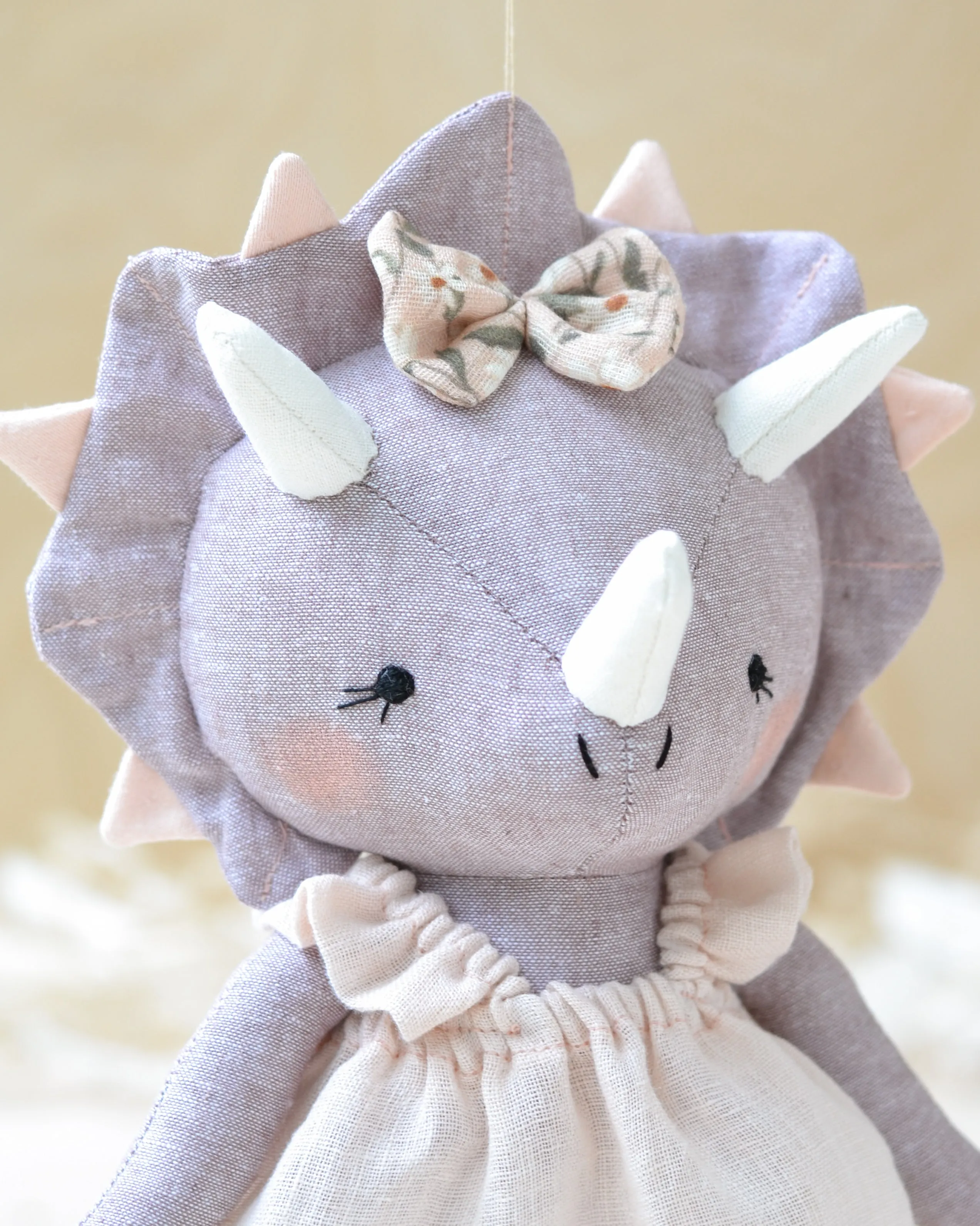 Dinosaur doll triceratops