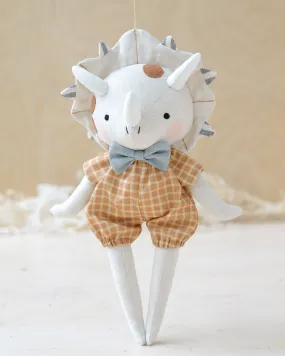 Dinosaur doll triceratops