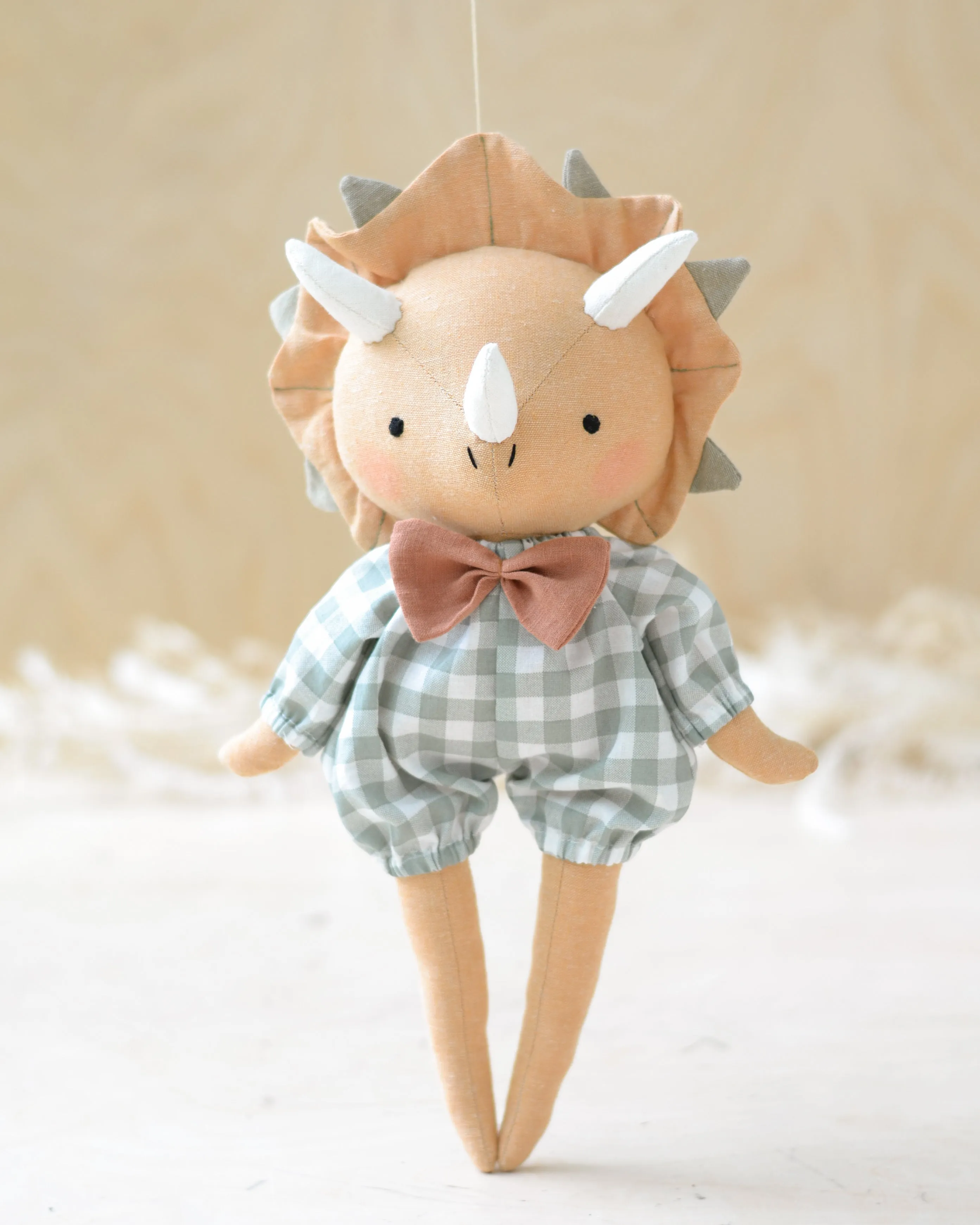 Dinosaur doll triceratops