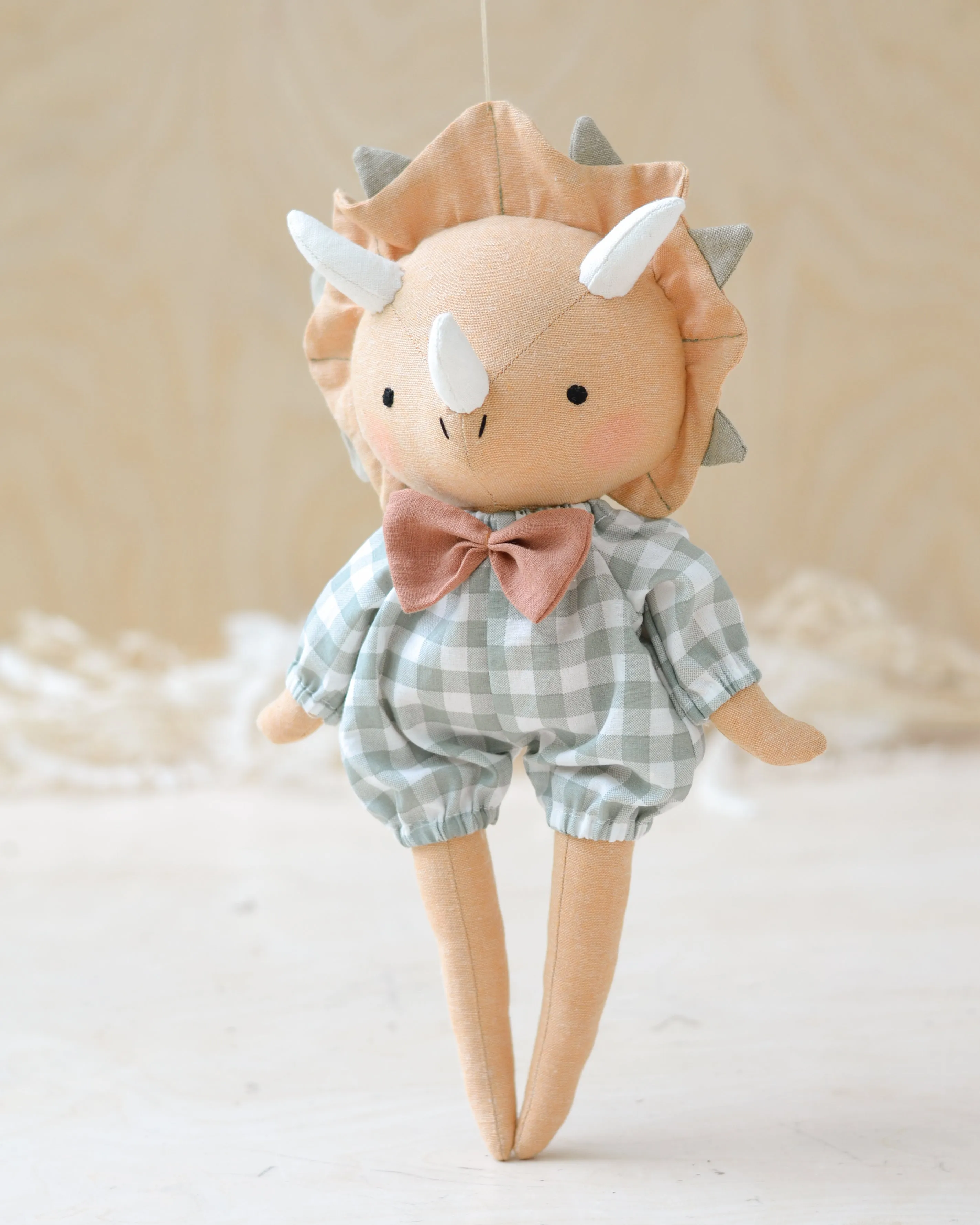 Dinosaur doll triceratops