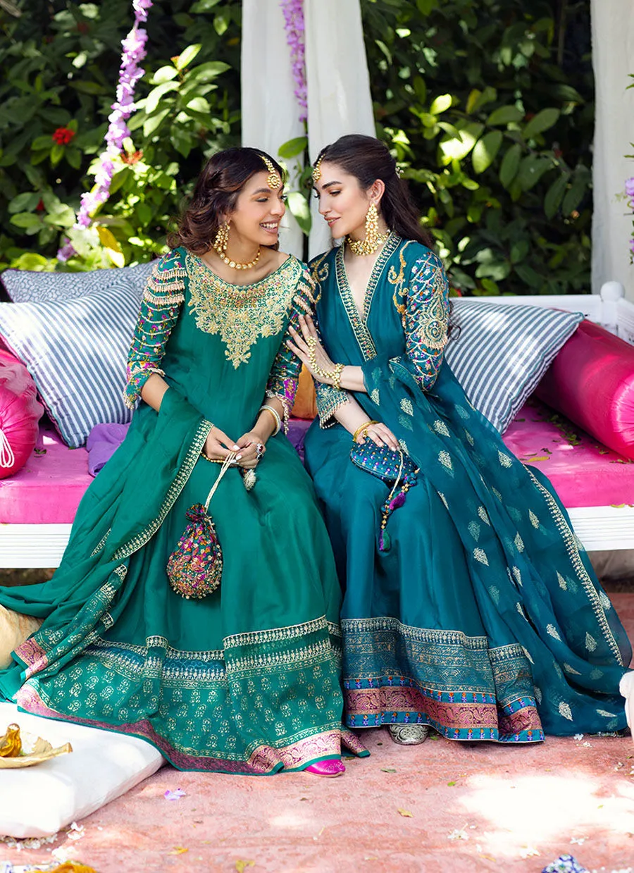 Eira Emerald Kalidaar and dupatta