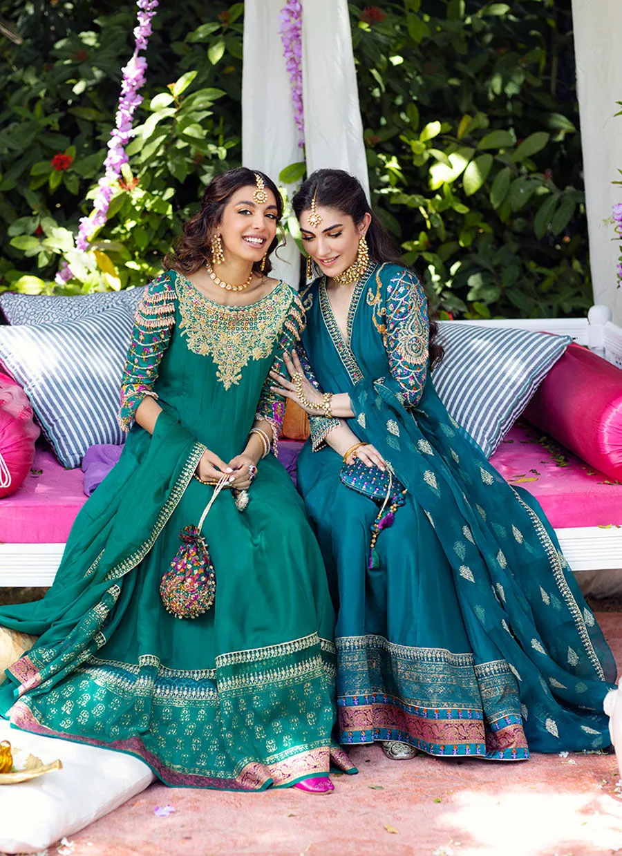 Eira Emerald Kalidaar and dupatta