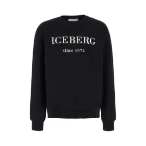 Embroidered Logo Sweat Shirt (Black) - I23E05063009000