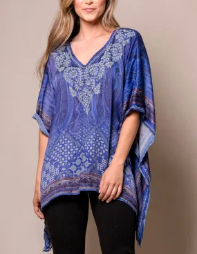 Fair Trade Flowy Tunic - Blue Violet