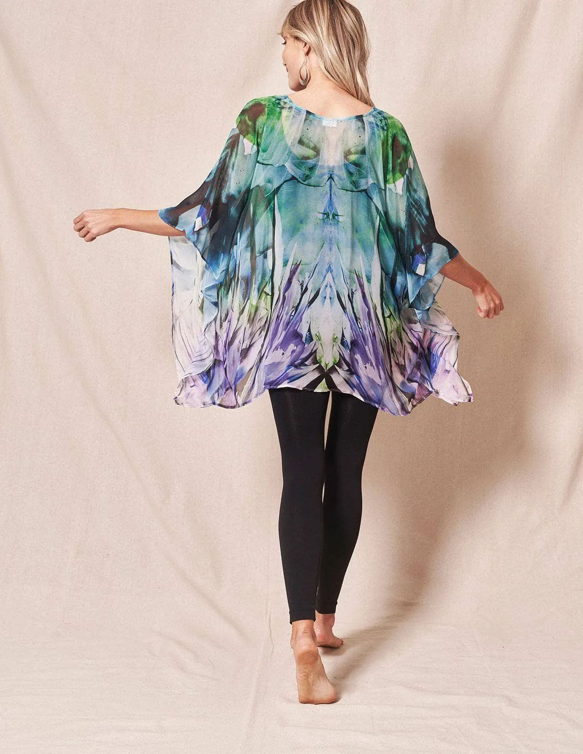 Fair Trade Leilani Flowy Tunic - Iris