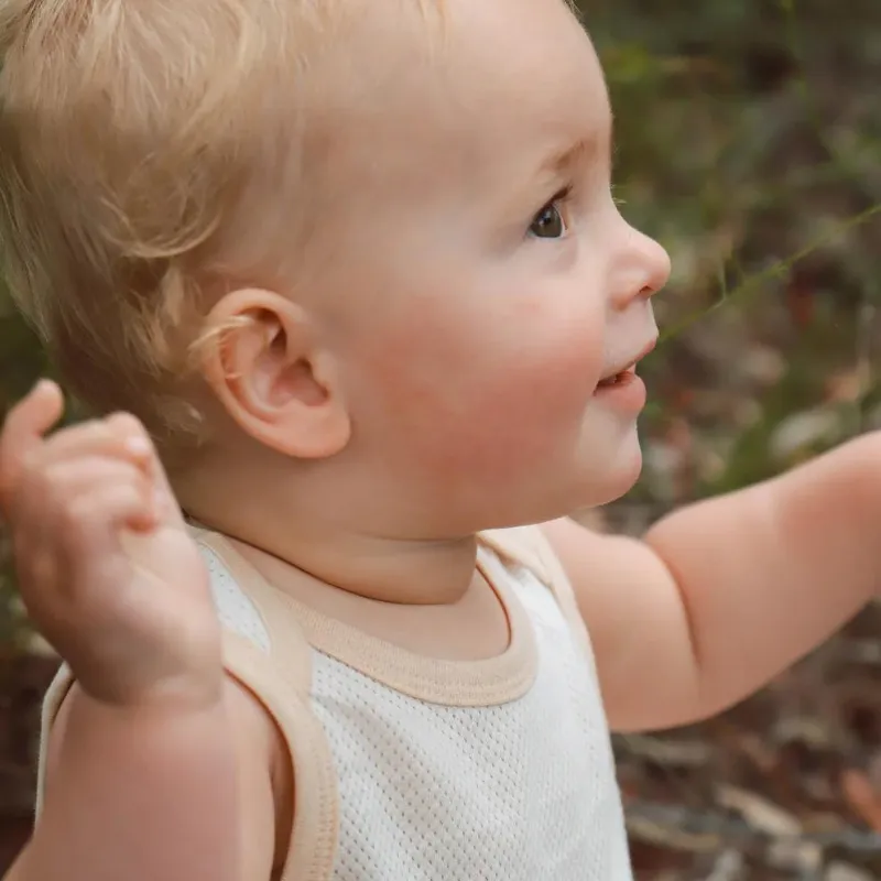 Fibre for Good Undyed Mesh Bodysuit