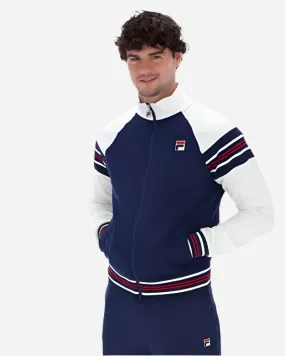 Fila FERRARA Track Jacket Navy/Gardenia/Red