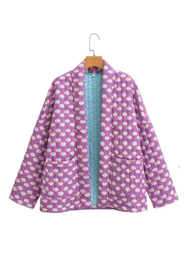 Fiona Floral Print Quilted Jacket- ***FINAL SALE***