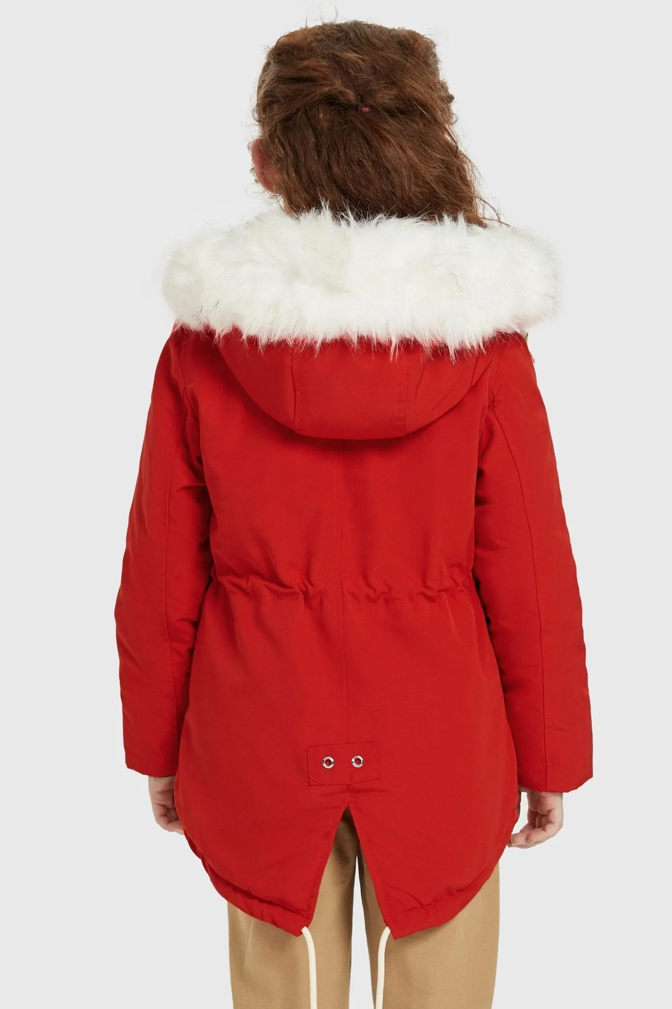 Fleece Lined Winter Coat with Hood