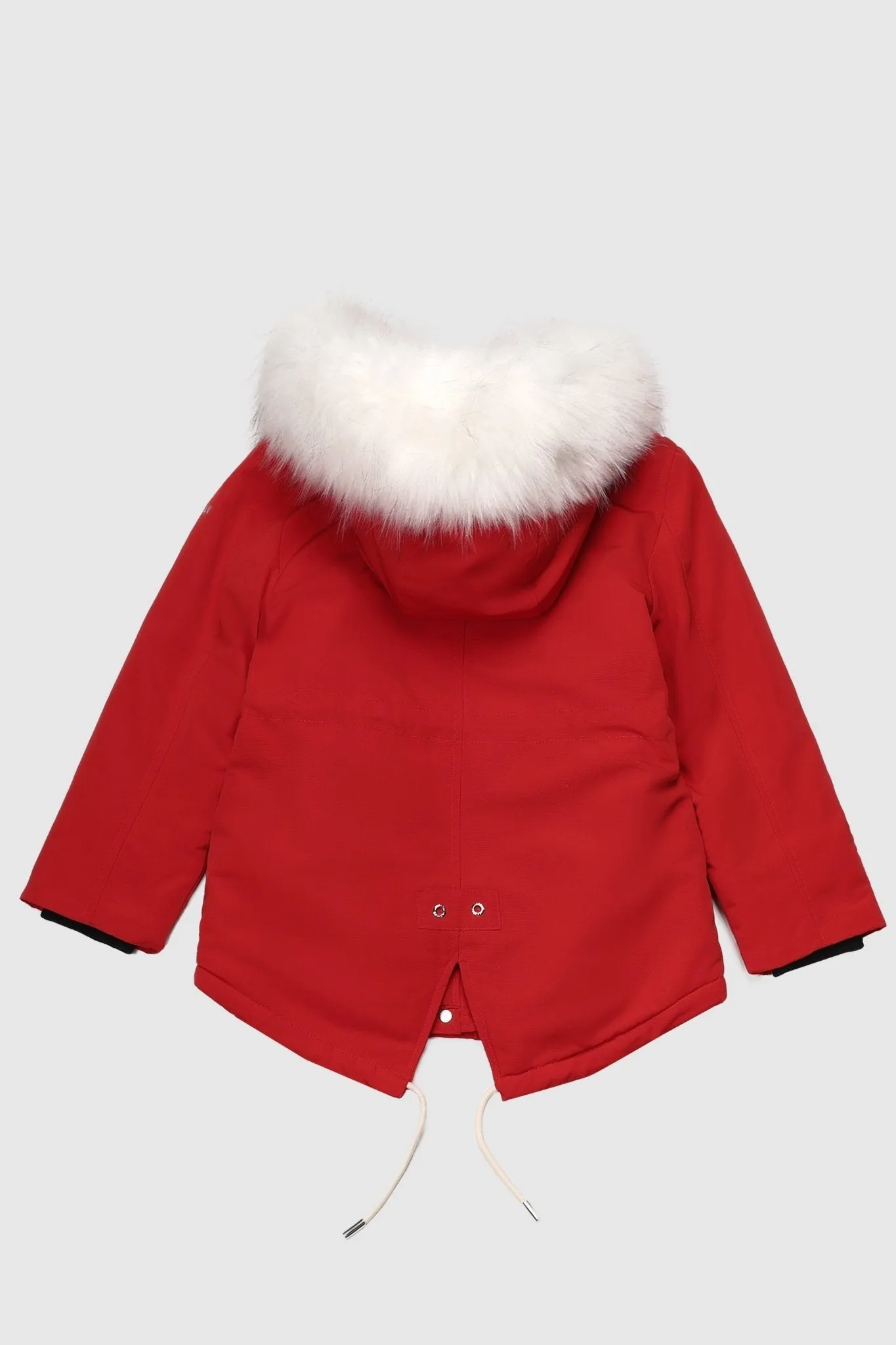 Fleece Lined Winter Coat with Hood