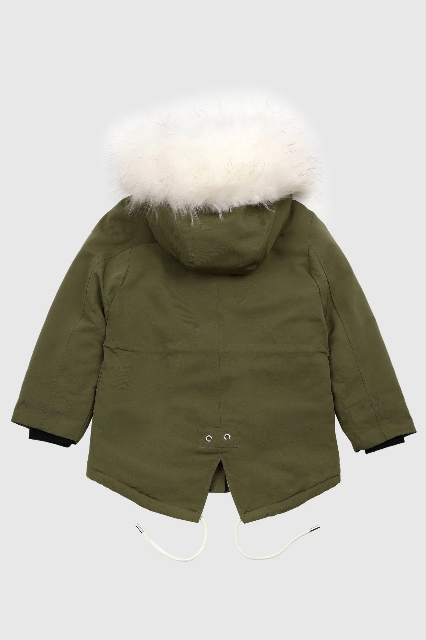 Fleece Lined Winter Coat with Hood