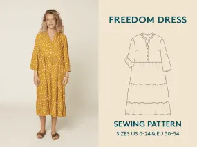 Freedom Dress - Printed Pattern