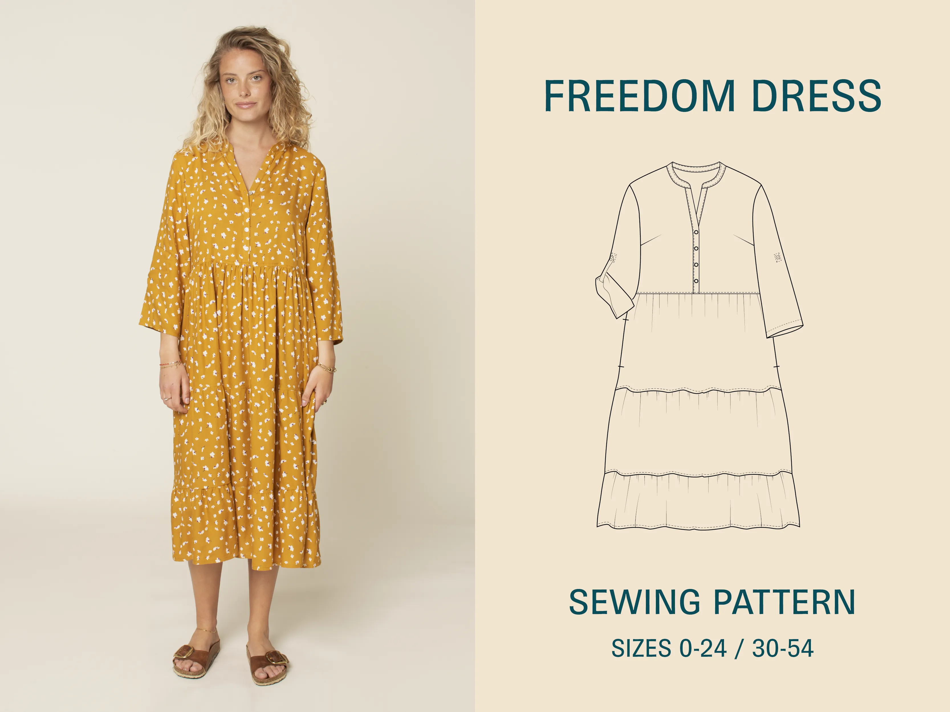 Freedom dress sewing pattern