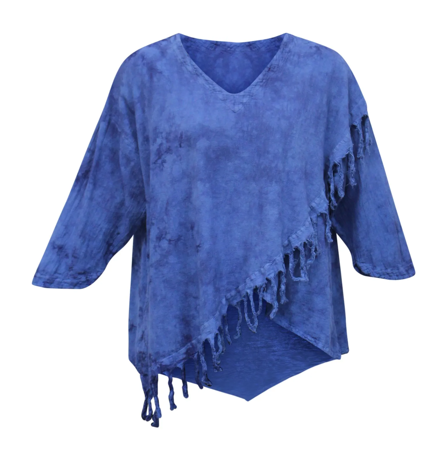 Fringe Cotton Gauze Top