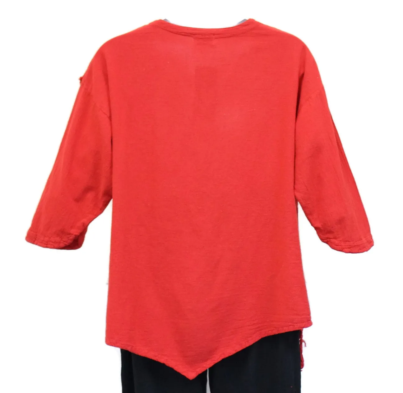 Fringe Cotton Gauze Top