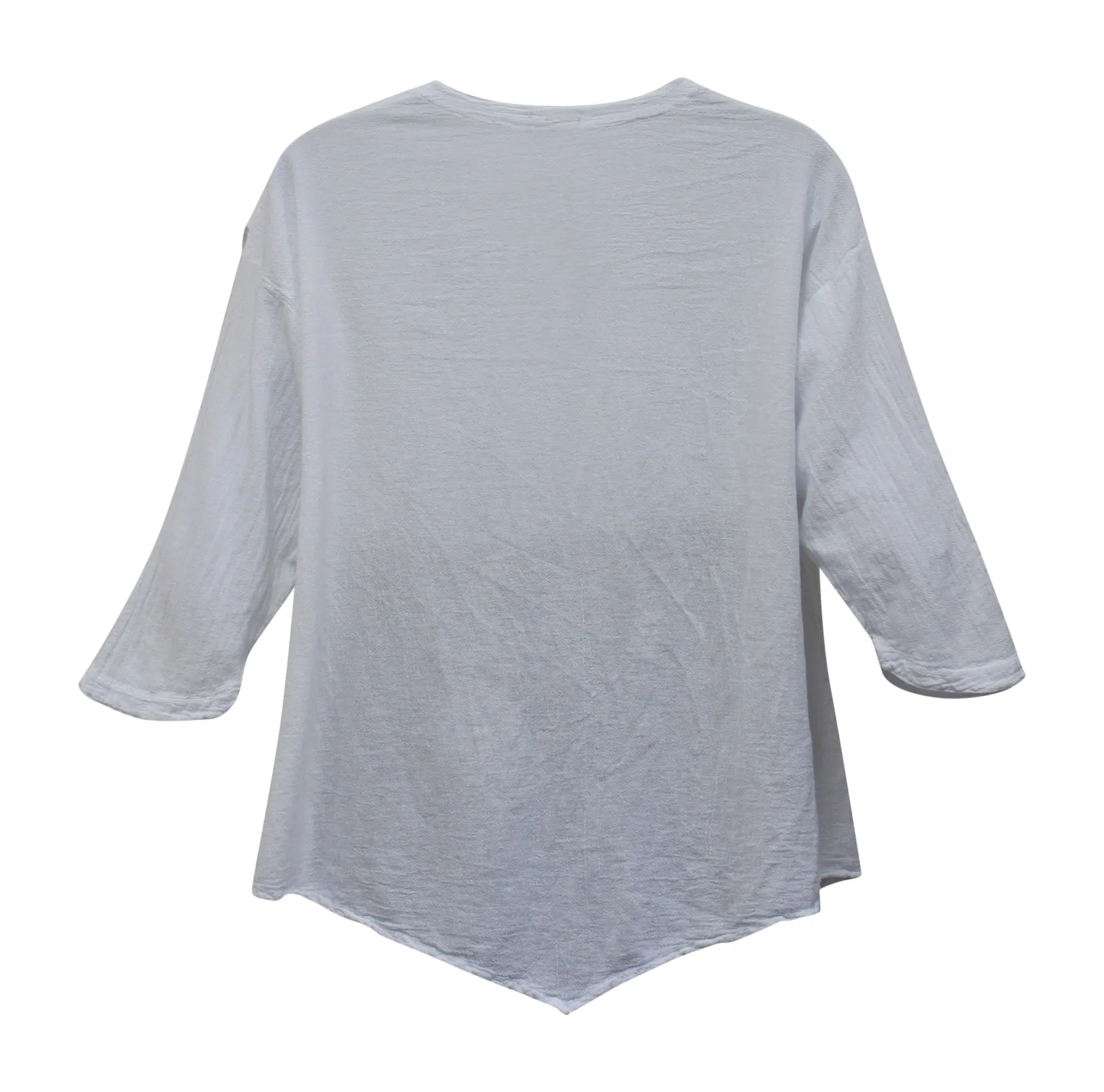 Fringe Cotton Gauze Top