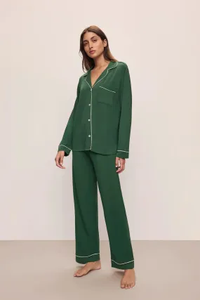 Gisele Long Pj Set Forest Green