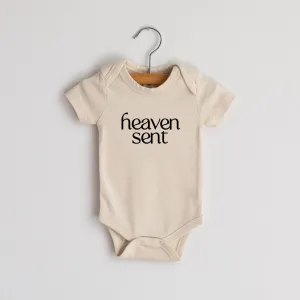 Gladfolk - Cream Heaven Sent Organic Baby Bodysuit