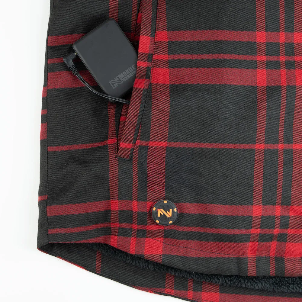 Heated Flannel Jacket Men's