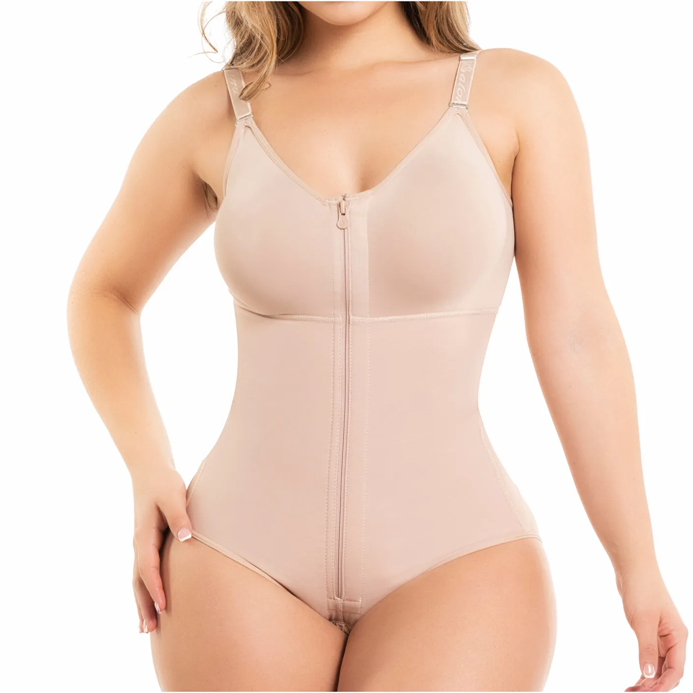 Hiphugger Butt Lifter Slimming Bodysuit with Bra for Women Fajas Salome 420