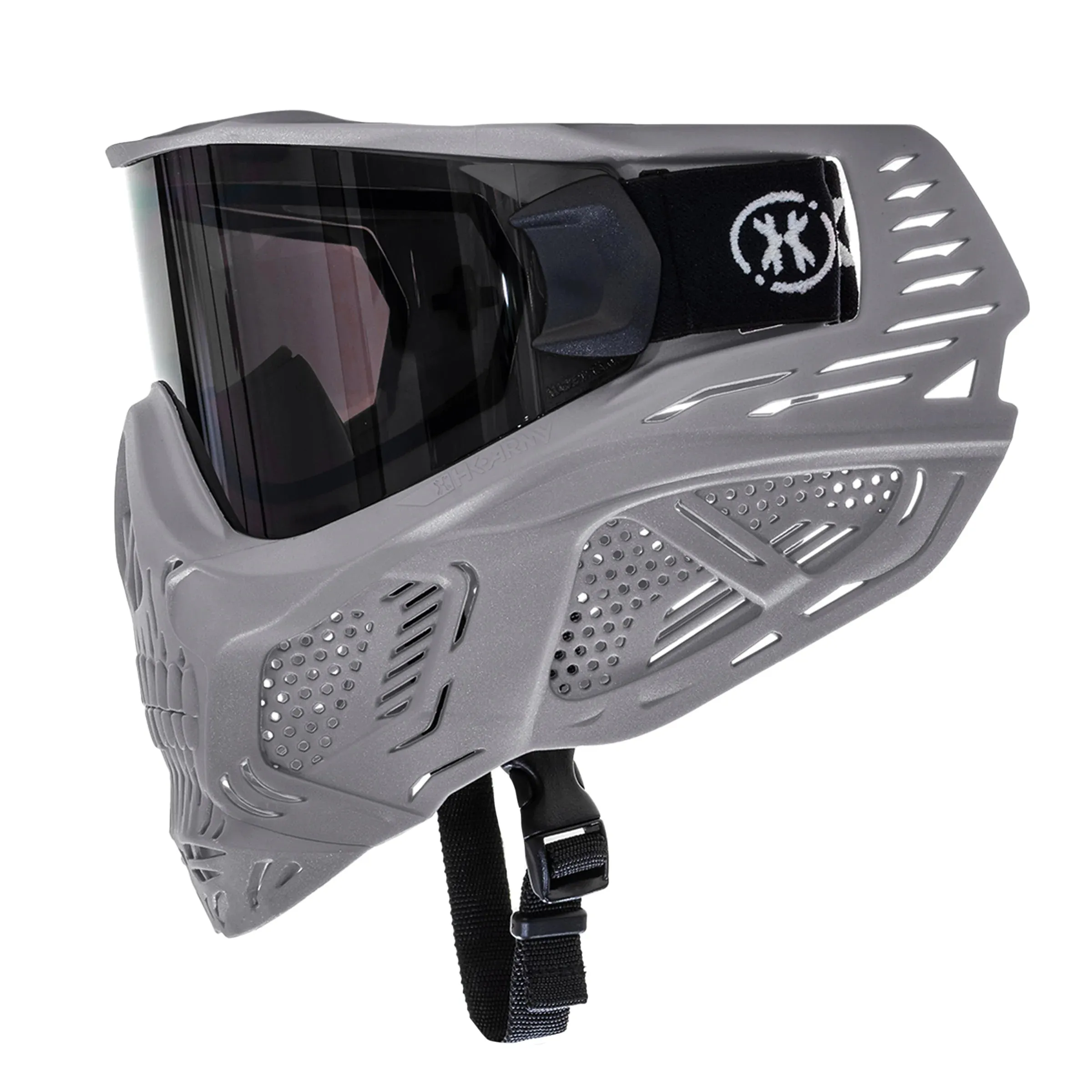 HSTL SKULL GOGGLE "TOMBSTONE" - GREY W/ SMOKE LENS