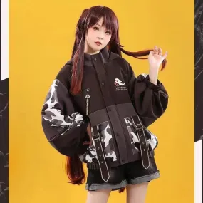 Hutao Cosplay Costume Casual Clothing Coat