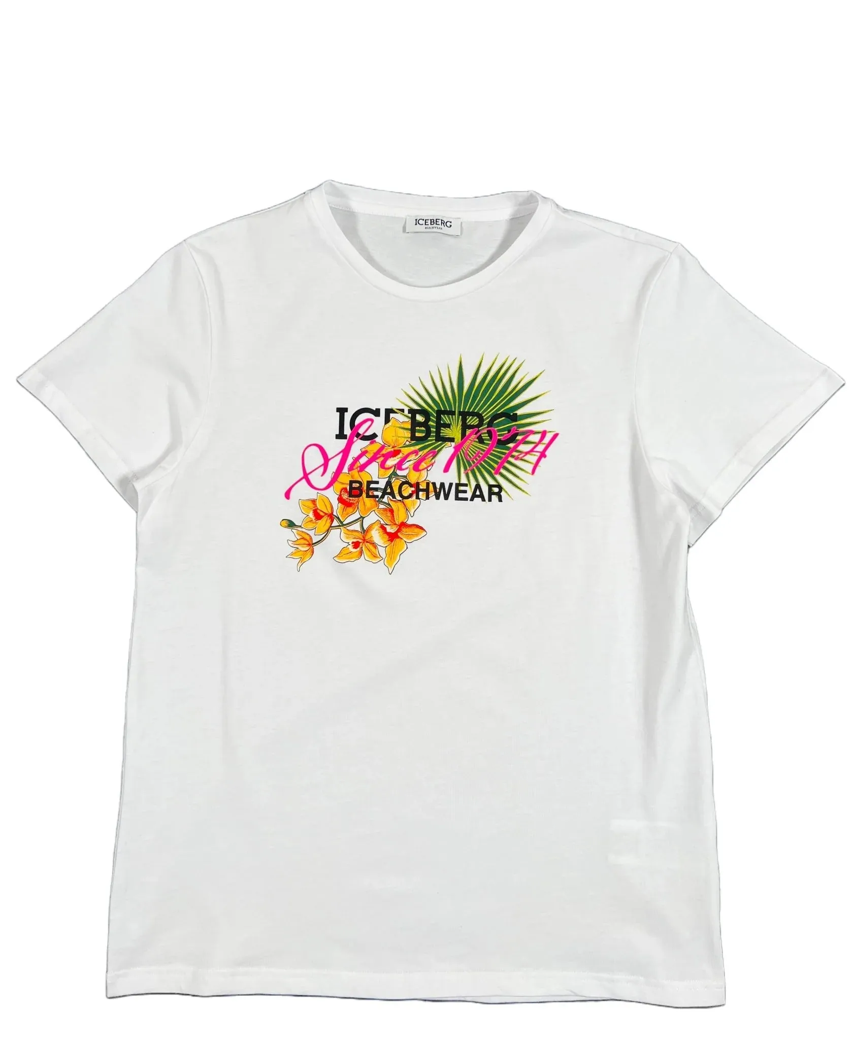 Iceberg Flower T-shirt (White) - IICE3MTS02WHI