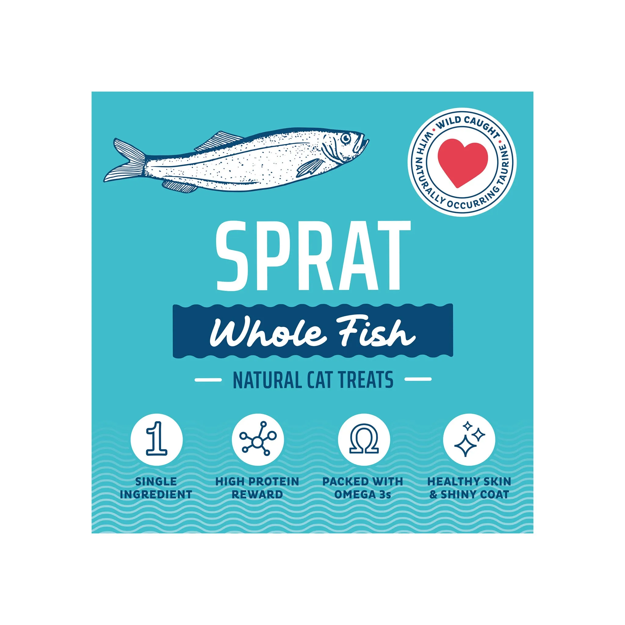 Icelandic  Grain-Free Whole Fish Cat Treats