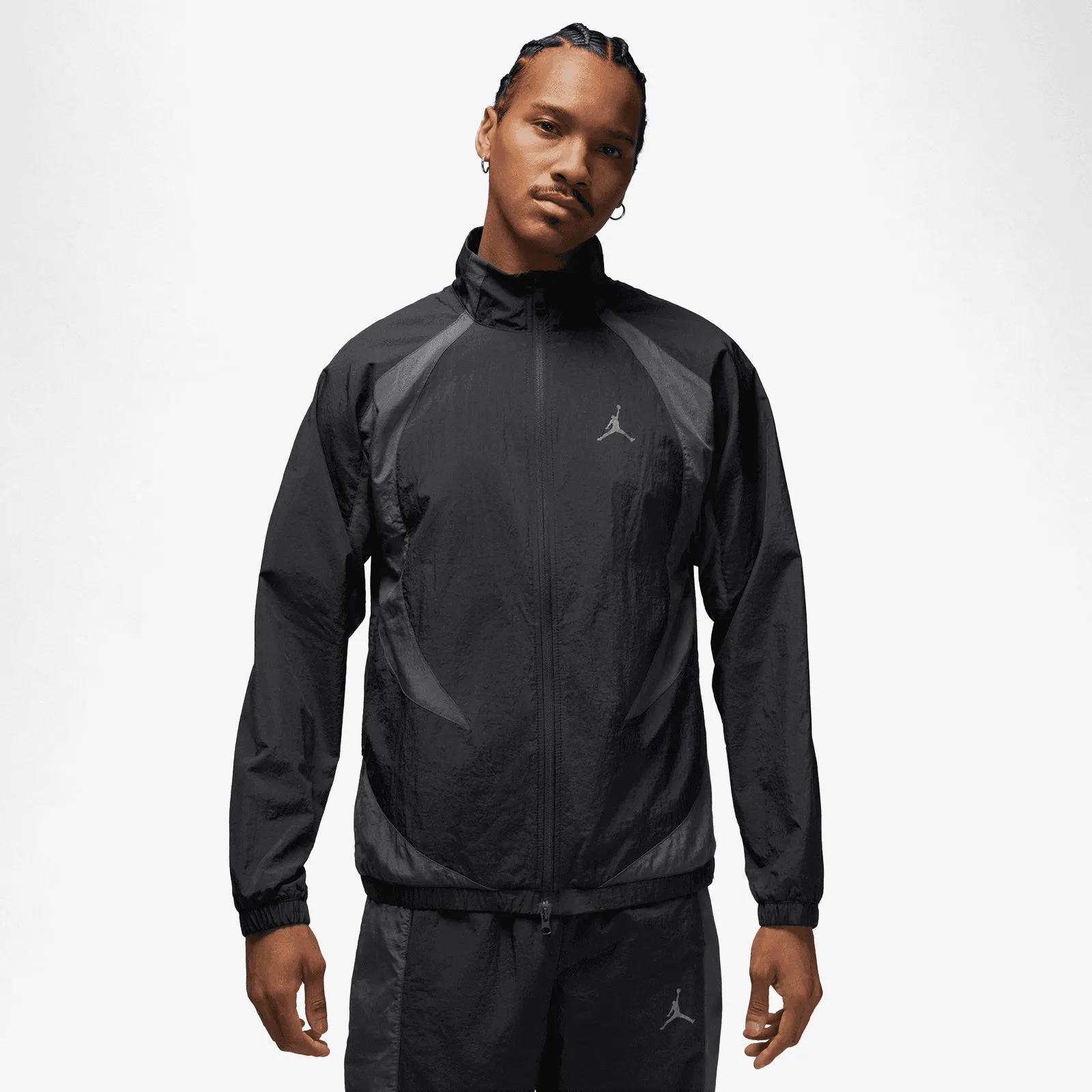 Jordan Sport Jam Warm Up Jacket - Black/Grey