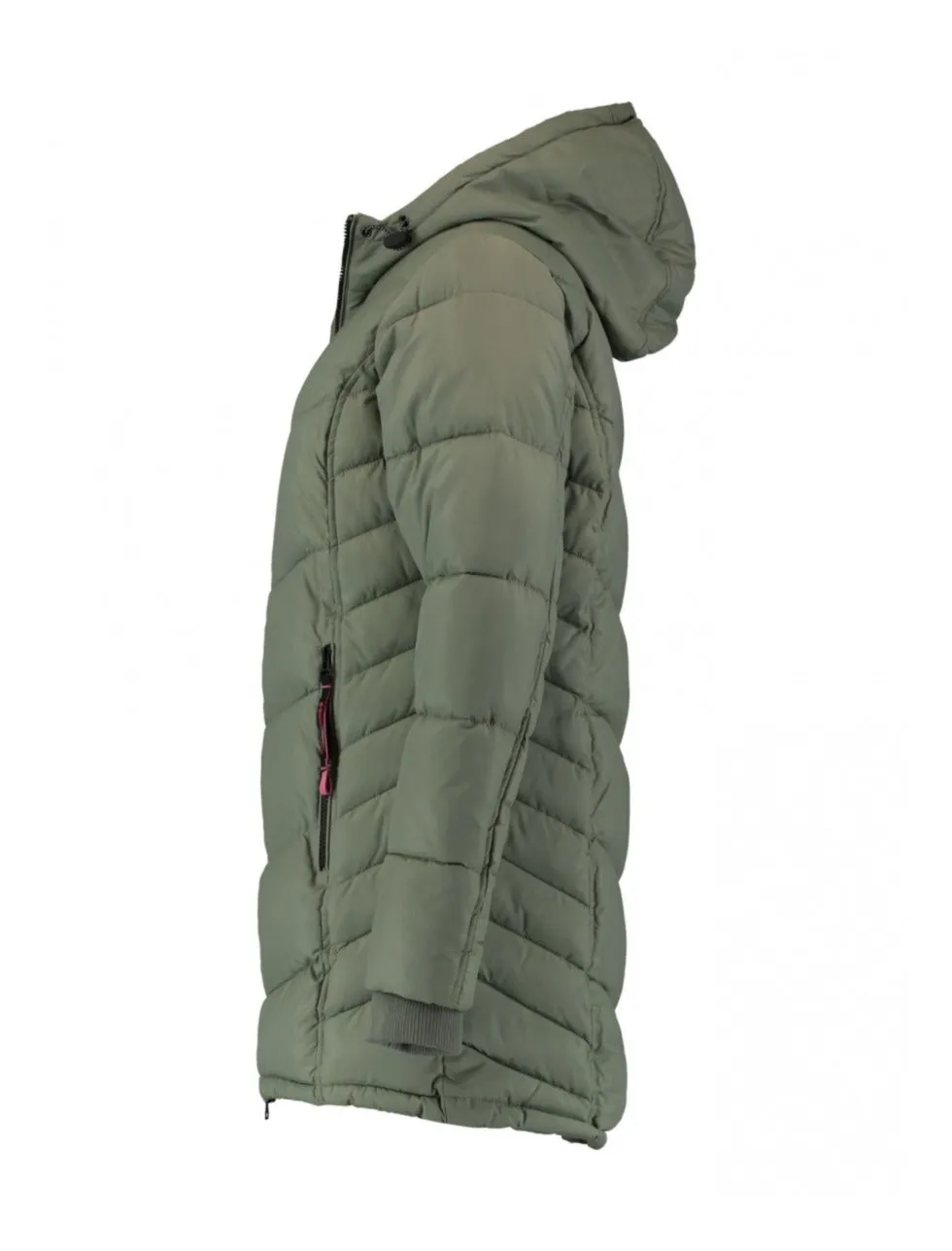 Julika Khaki Puffer Jacket