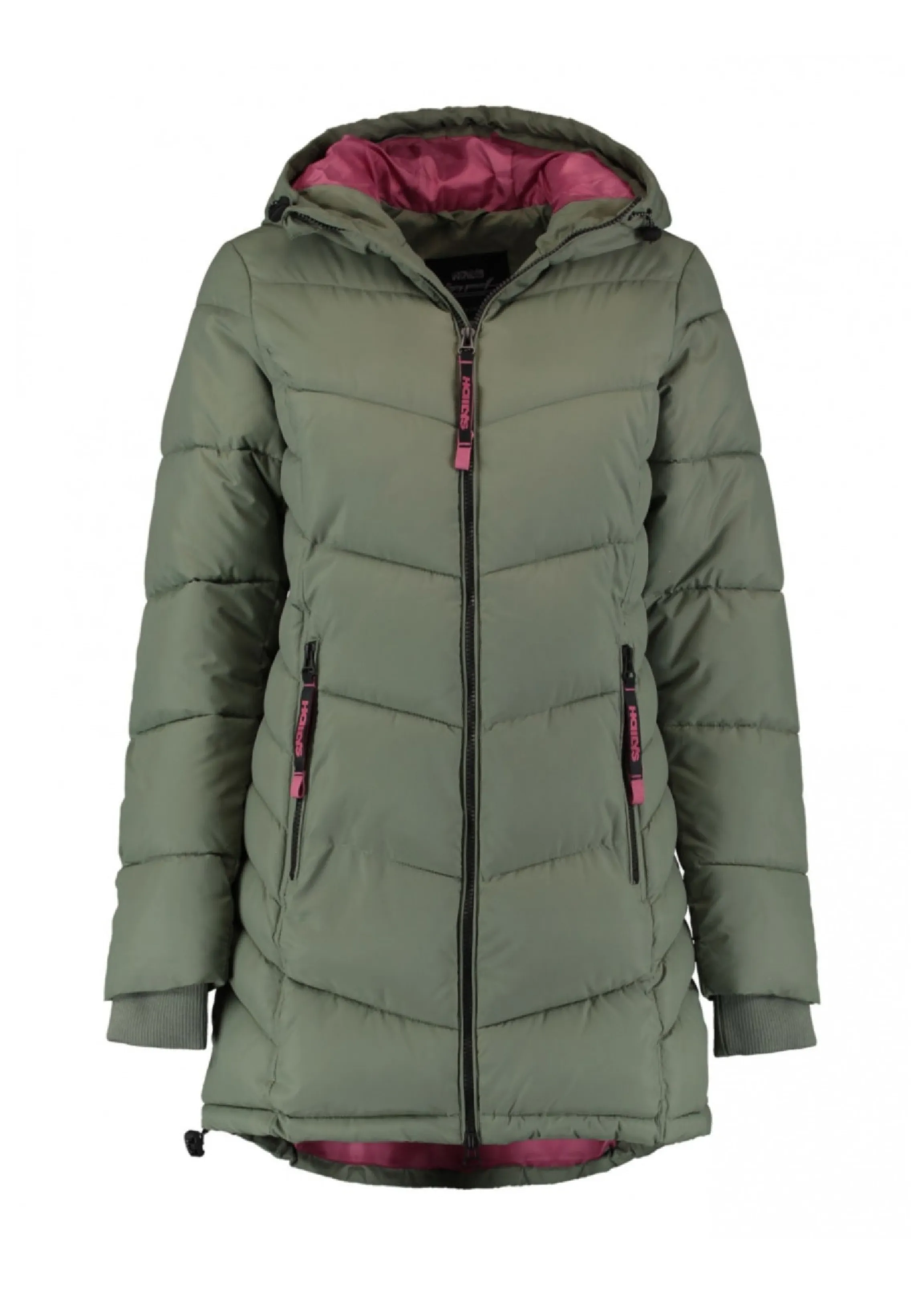 Julika Khaki Puffer Jacket