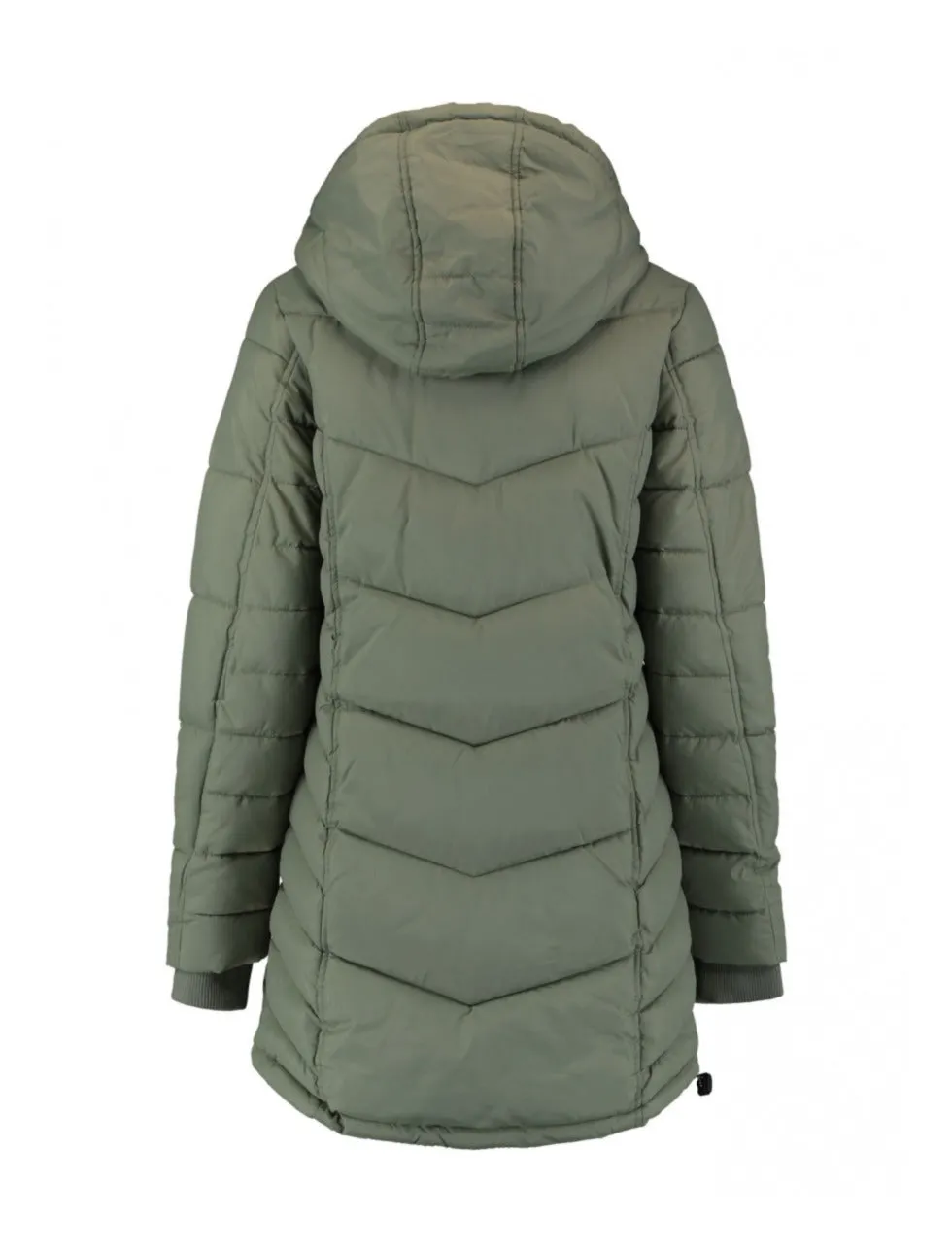 Julika Khaki Puffer Jacket