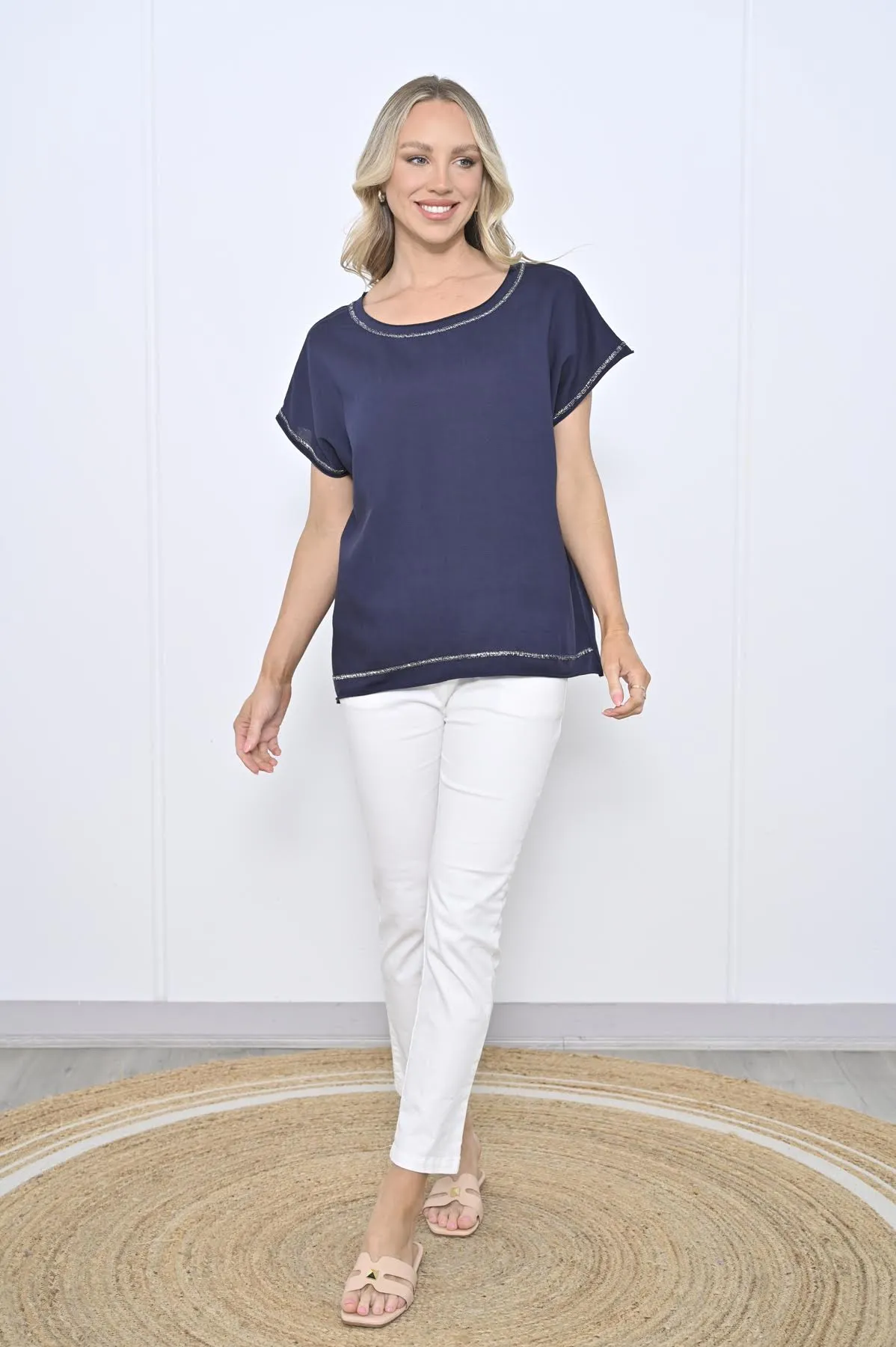 June Linen/Tencel Top