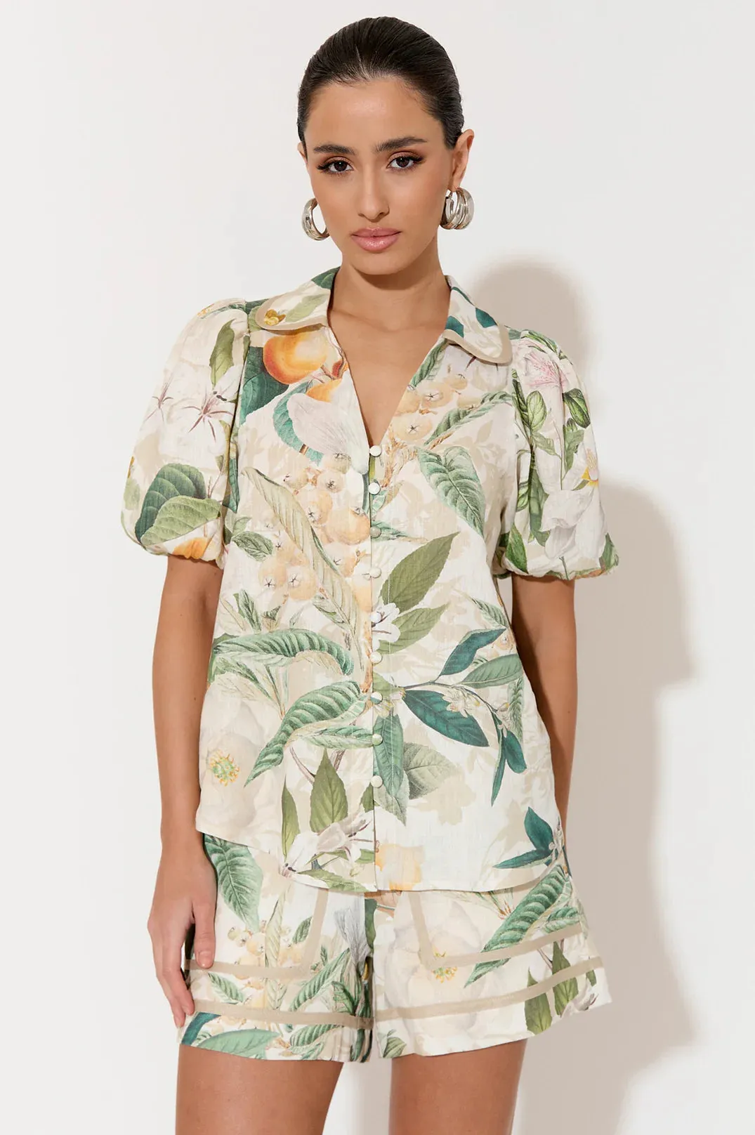 Kate Adelaide Print Short Sleeve Shirt