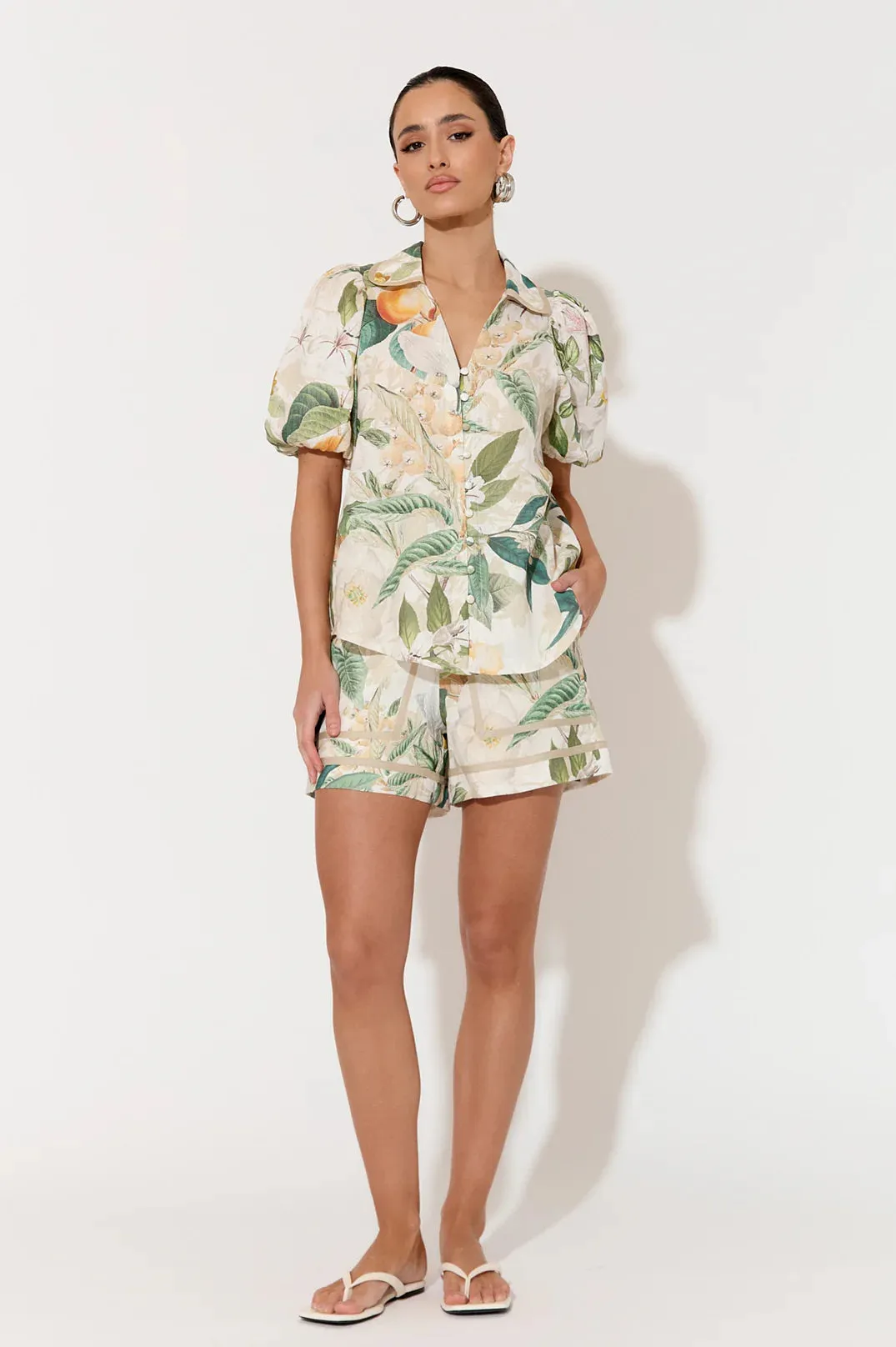 Kate Adelaide Print Short Sleeve Shirt