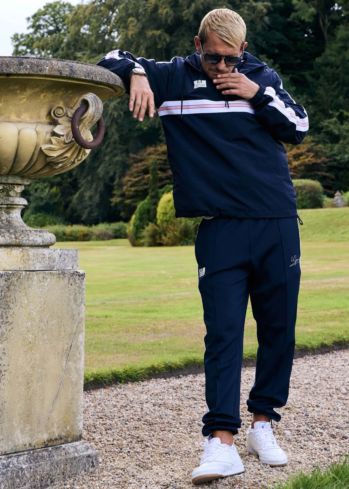 LG track jacket - navy