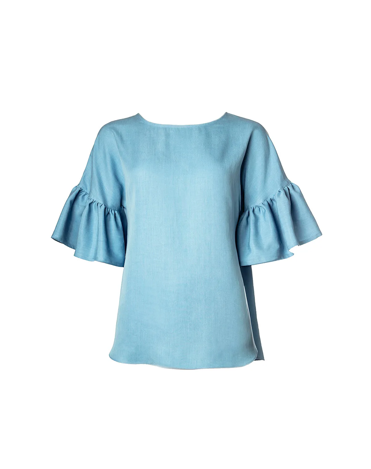 Liia Blouse Forget-me-not blue