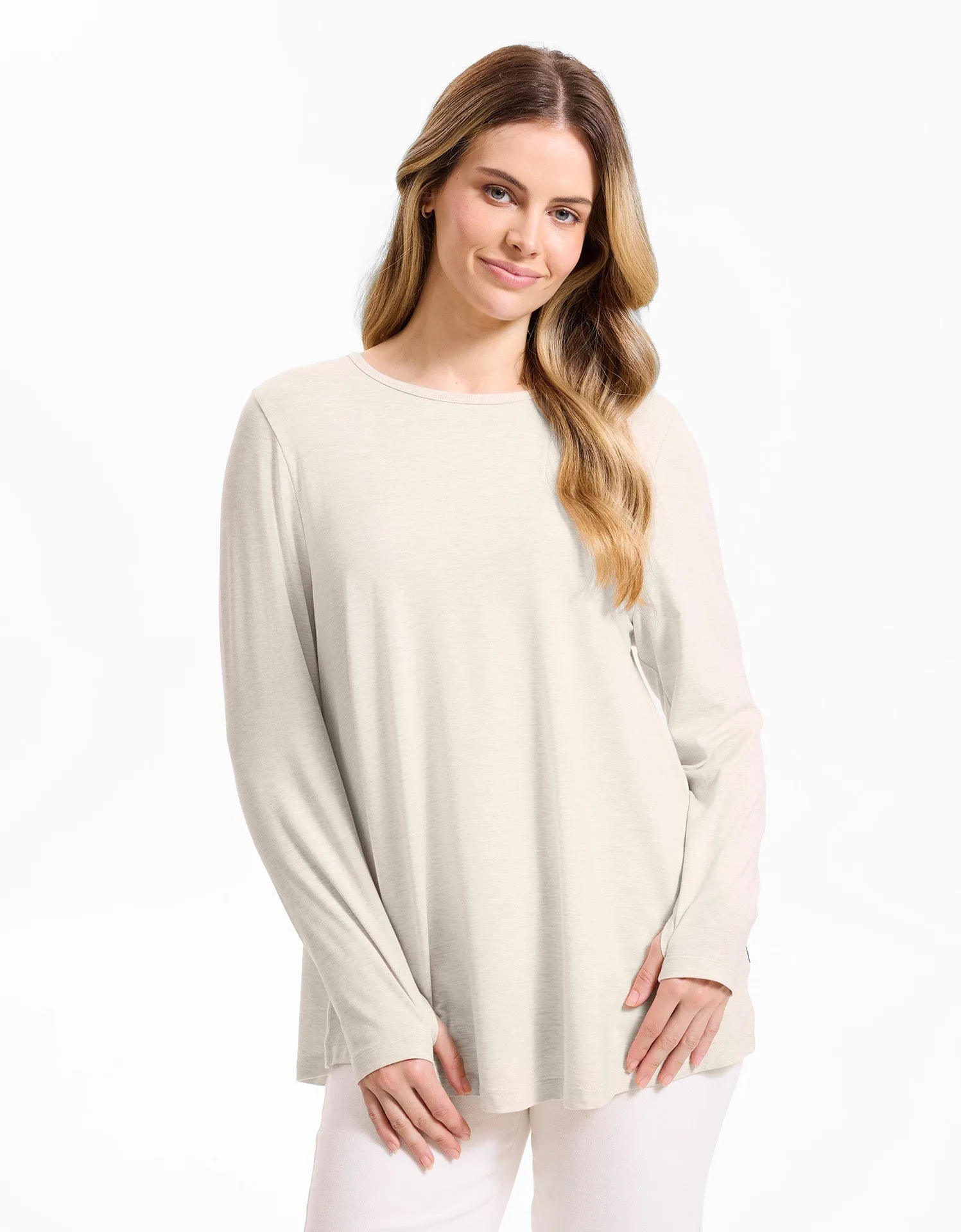 Luxe Long Sleeve Loose Fit Tunic UPF 50  Sensitive Collection