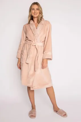 LUXE PLUSH Robe in Blush