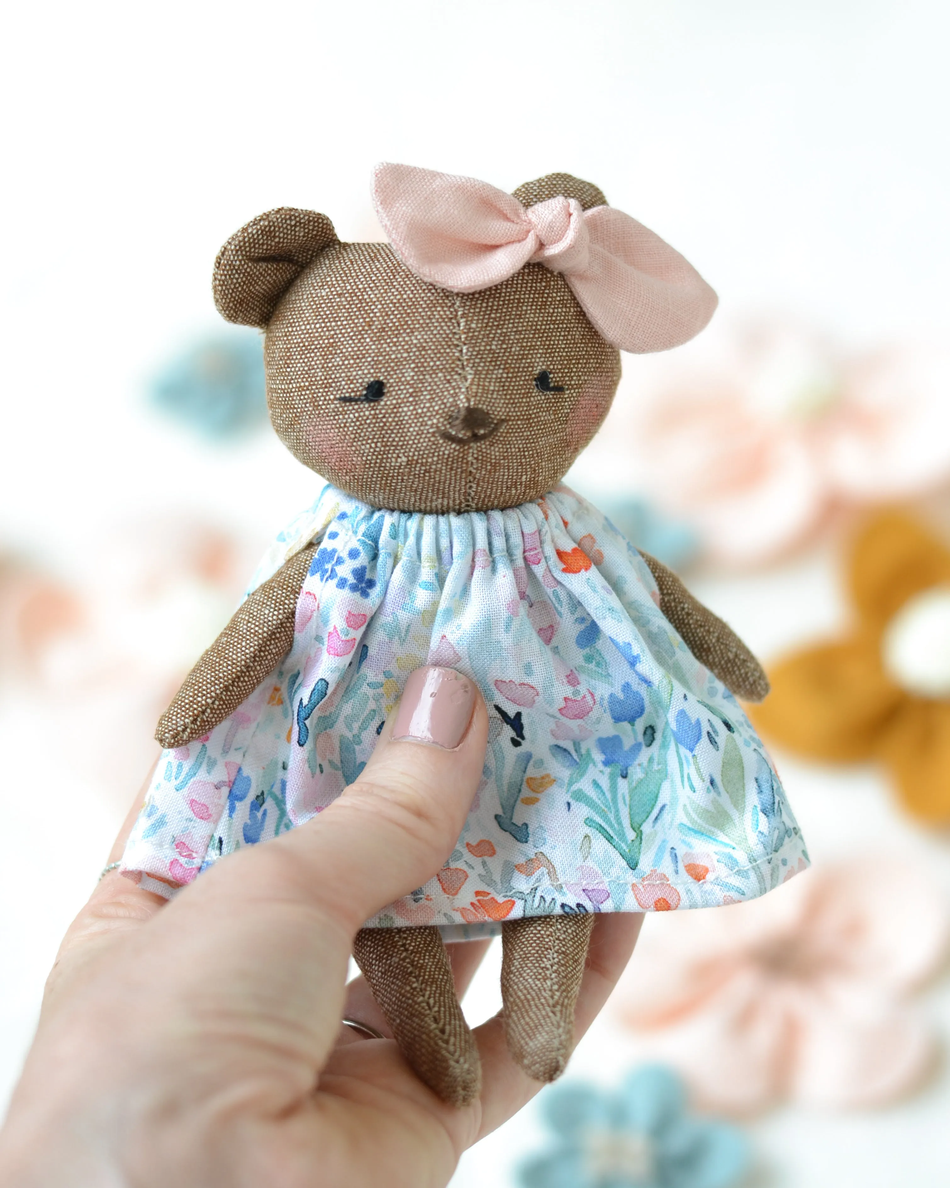 Mama Teddy Bear   baby Doll Soft Toy