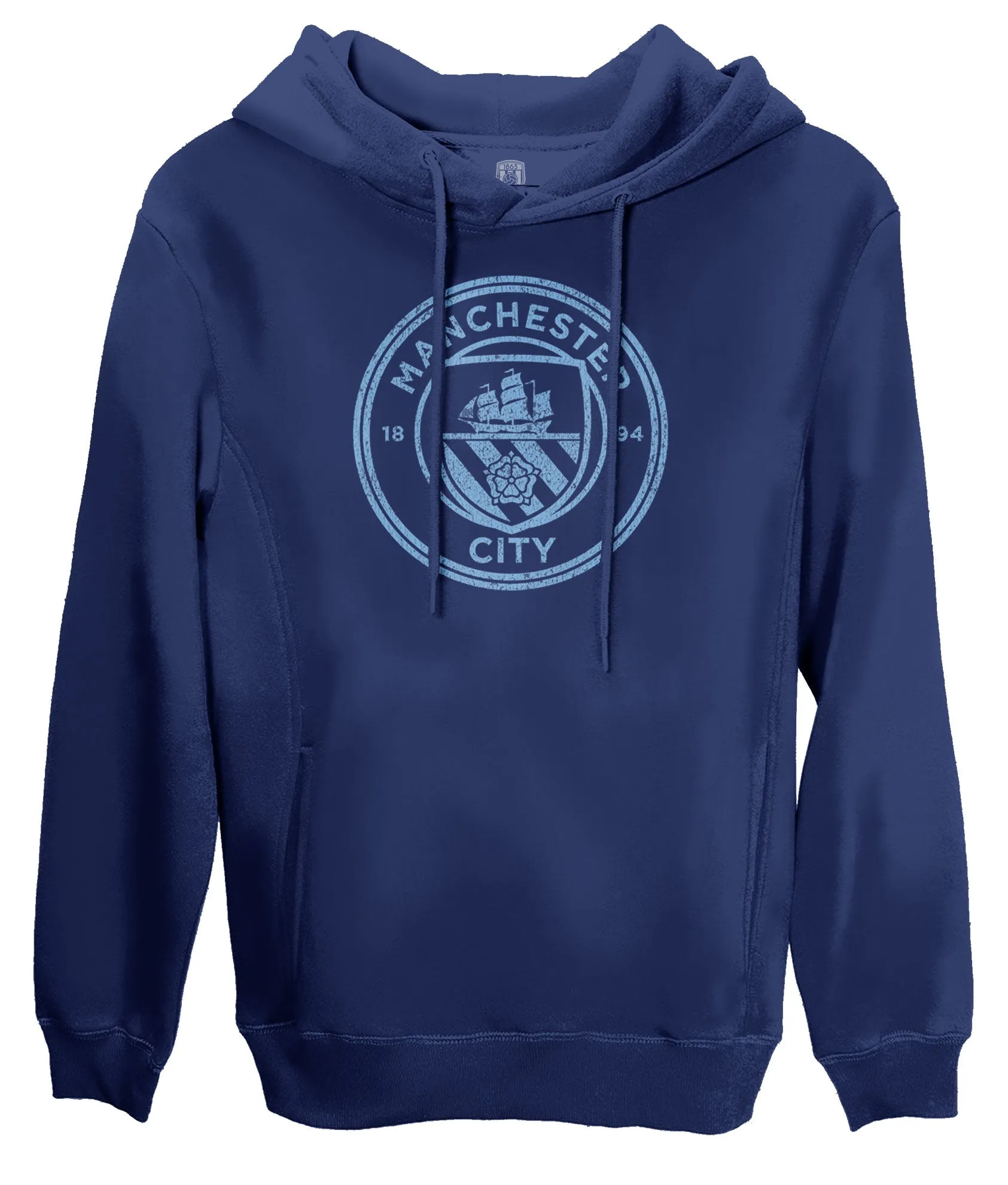 Manchester City FC Erling Haaland Fleece Pullover Hoodie - Navy