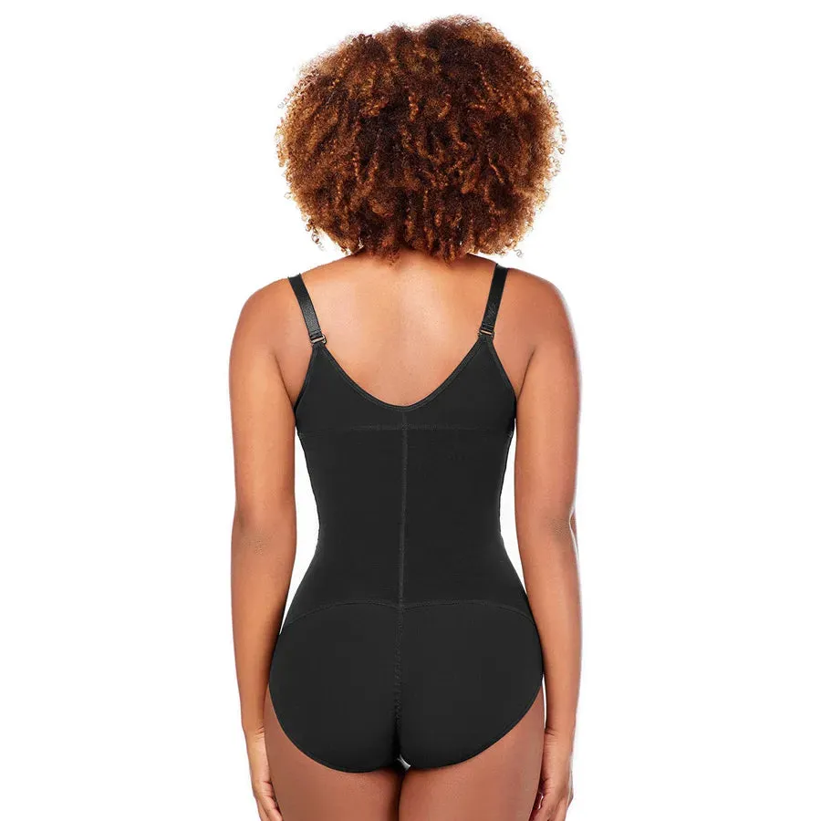 MariaE Women Tummy Control High Compression Shapewear Bodysuit (Black)